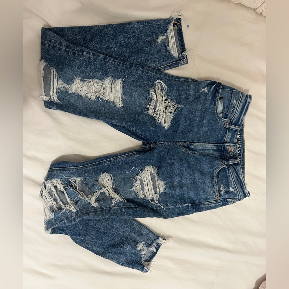 American Eagle ripped jeans